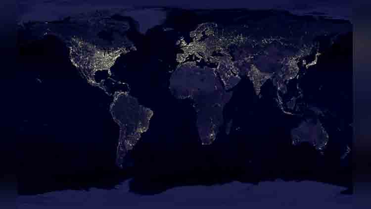 The View Of India From Satellite Pictures