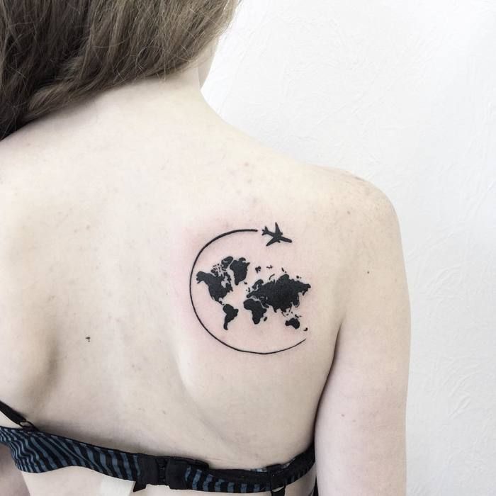 Travel tattoos for Passionate travellers