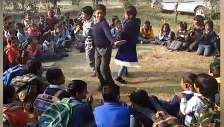 amazing school where student dancing and studying 