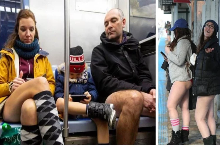 no pants subway ride america