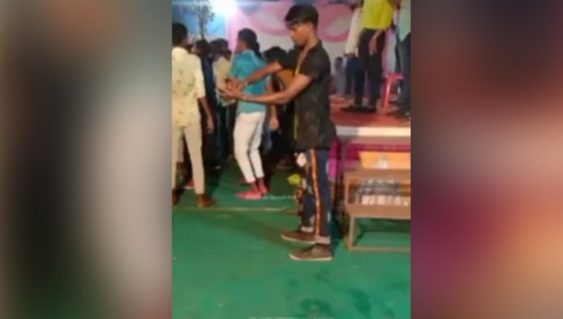 Gutkha dance going viral after cock and snake dance