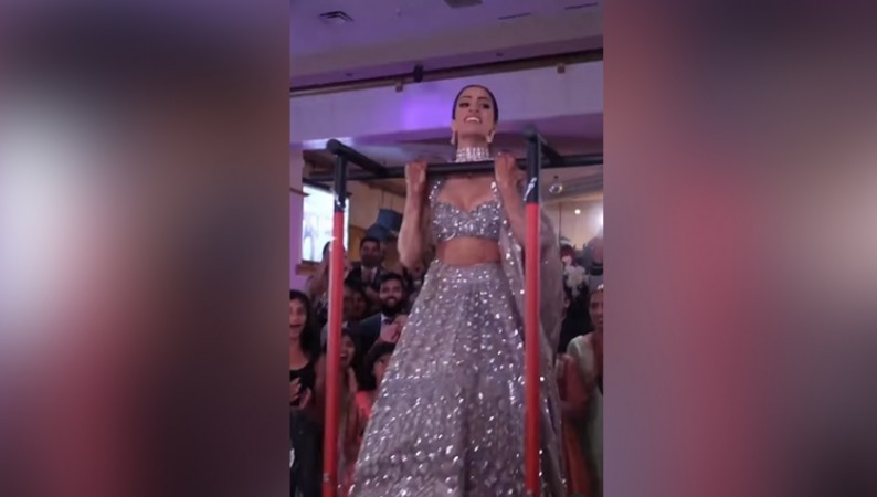 This bride turns out to be 'Gymholic', your eyes will be teary watching the video