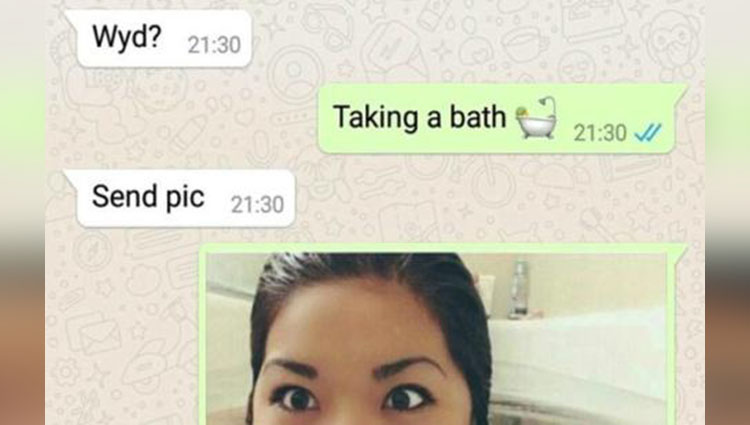 boy want bathing photo of woman