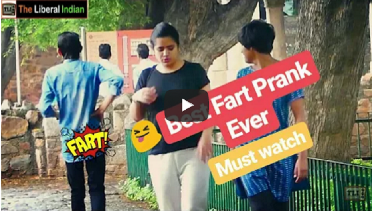 fart prank video beautiful girls pranks the liberal indian TLI