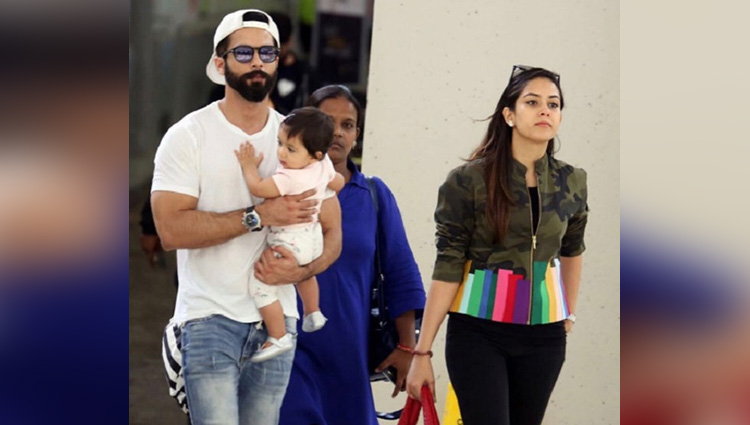 Cuteness Overloaded When Baby Misha Spotted With Daddy Shahid At New York