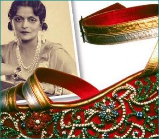 The princess of India who used to wear sandals studded with diamonds and gems