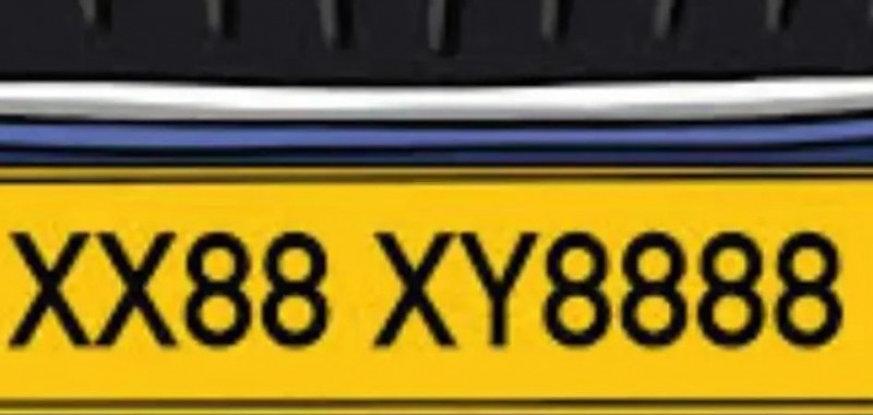 Why do vehicles have number plates with different colours