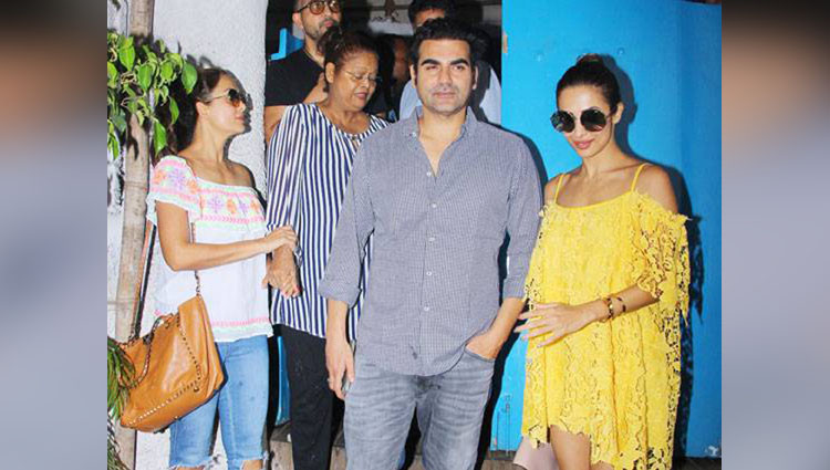 PHOTOS: Arbaaz, seen on the outing with Malaika's family after divorce