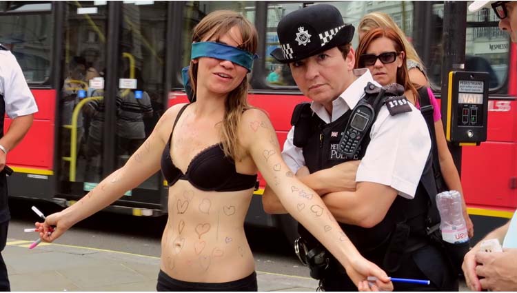 When A Girl Took Off All Her Clothes In The Busy Street Of London