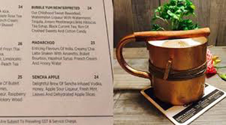 A Singapore Based Restaurant Served A Drink With Tag 'MAD*****'