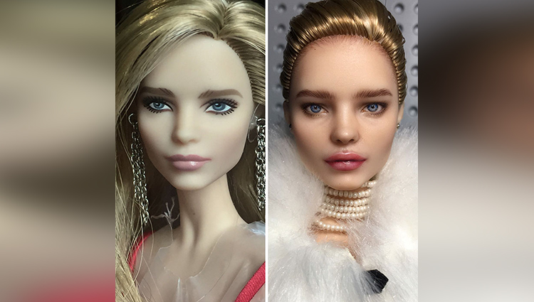 Ukrainian Artist Removes Makeup From Dolls To Repaint Them