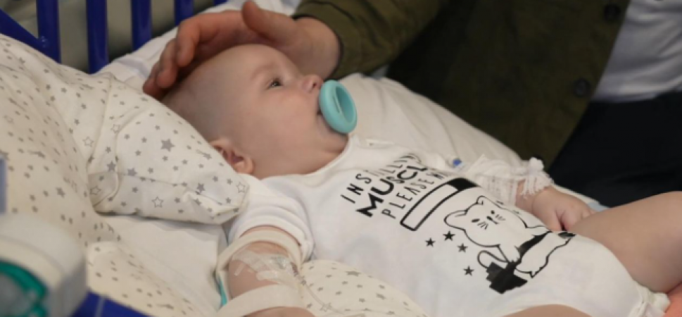 Five month old baby becomes first patient to receive world most expensive drug