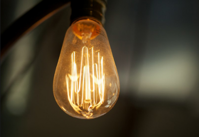 light bulb lighting from 120 years in america