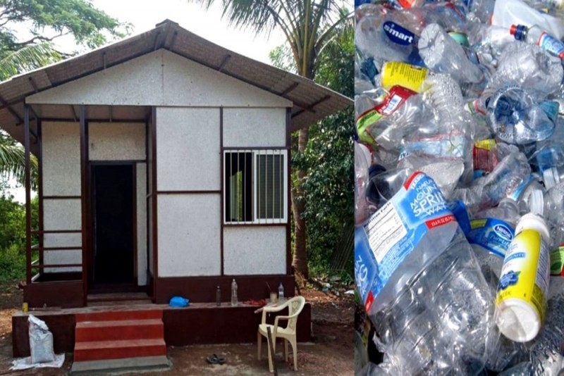 People here make plastic houses to avoid earthquakes