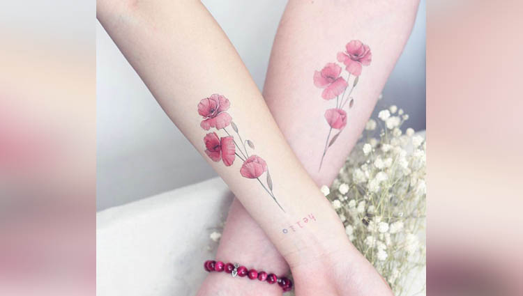floral tattoo artists