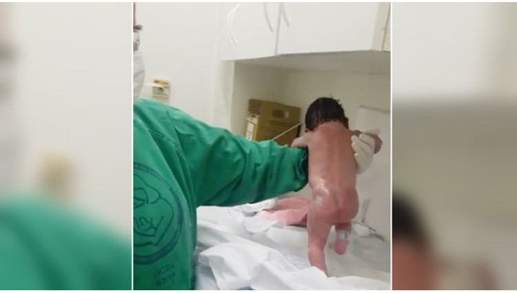 WATCH Newborn baby walks immediately after birth takes internet by storm