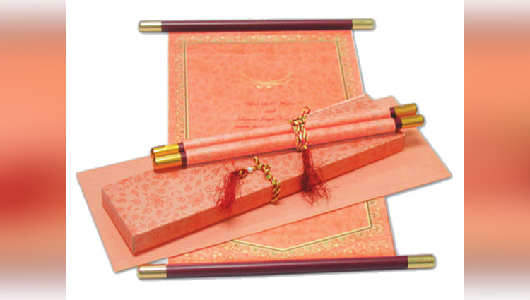 unique marriage invitation card from rajasthan