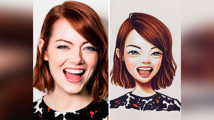 This Is How Russian Artist Transformed Celebrities Into Adorable Cartoon Characters!