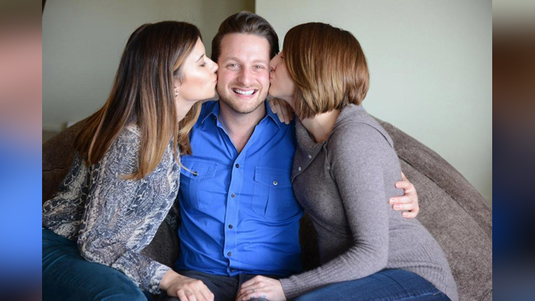 british man who lives with two girlfriends