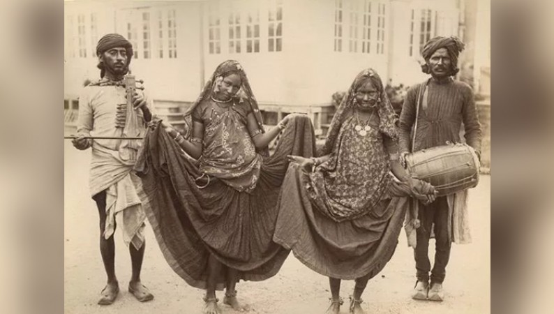 Various Vintage Photographs of Indian Nautch Dancing Girls