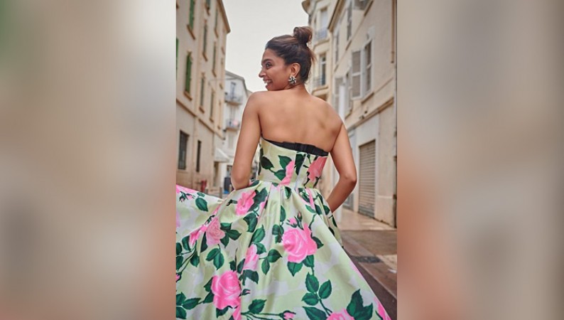 Cannes 2022 Deepika Padukone dazzles in a floral dress