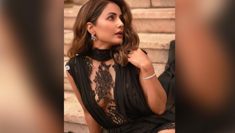 Hina Khan sizzles in sheer black dress at Cannes 2022