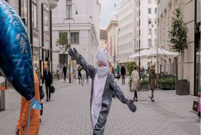 A person was roaming the street like a shark, something happened that...