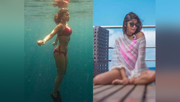 South Actress Shriya Saran Shared Underwater Pic In Bikini