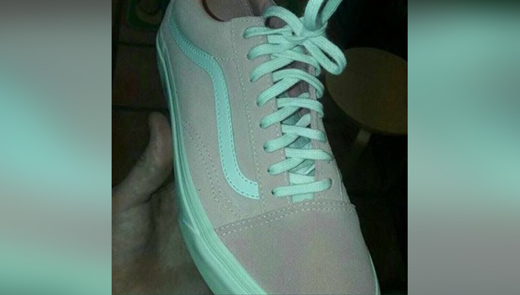 Social Media in Heated Debate Over Shoe Color Is It Pink and White or Gray and Teal