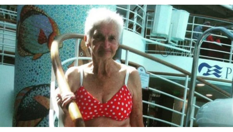 90 year old Irene Carney has proved that you can wear whatever you want at any age