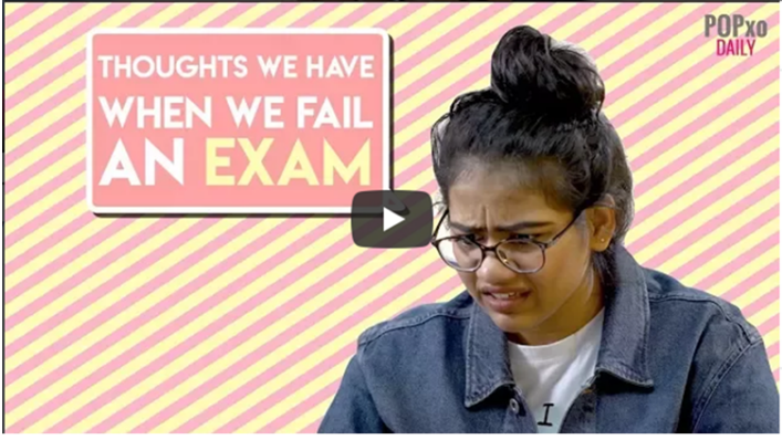 Thoughts We Have When We Fail An Exam!
