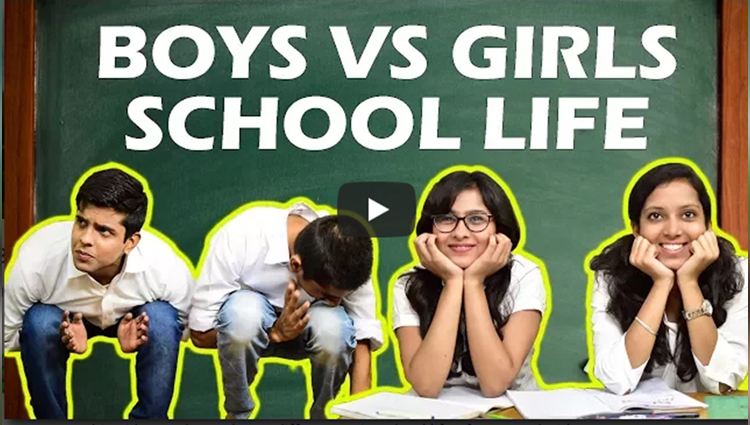 BOYS vs GIRLS in SCHOOL LIFE The Half Ticket Shows