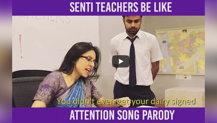 Girliyapa Jeetu Senti Teacher be Like Attention Song Parody You just Want Attendance