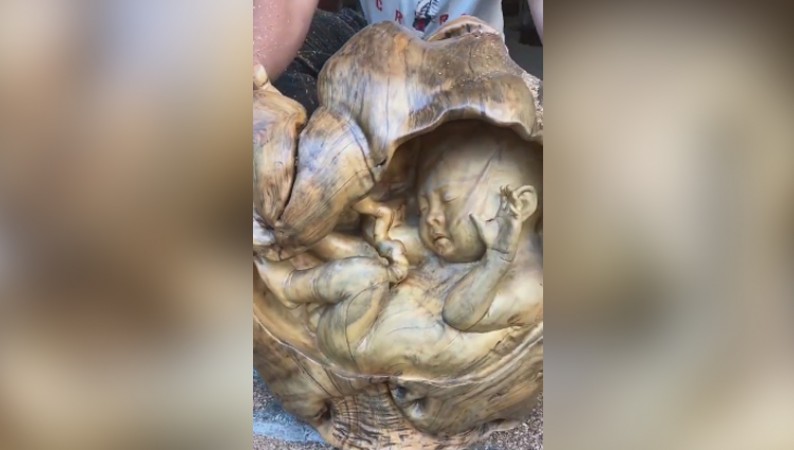 Man creating an Amazing wood Art video goes viral on social media