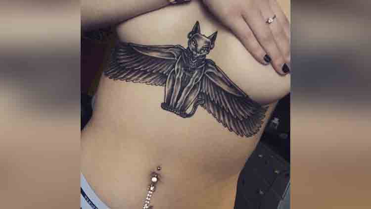 Girls Are Getting Inked On Their Cleavage